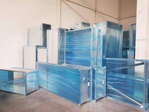 Verpackte Lüftungskanäle