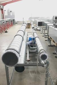 Produktion Wickelfalzrohr