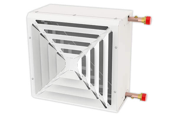 Industrie Luftheizer Front